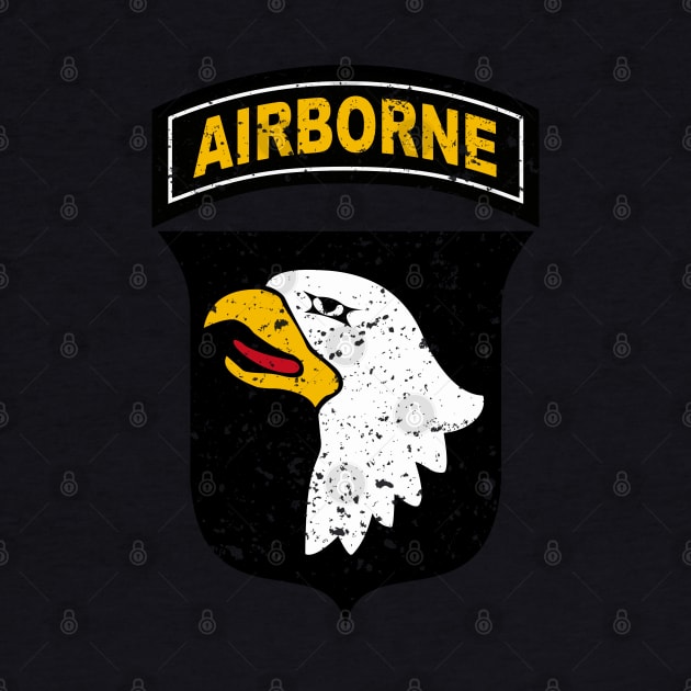 101st Airborne Division "Screaming Eagles" Vintage Insignia by Mandra